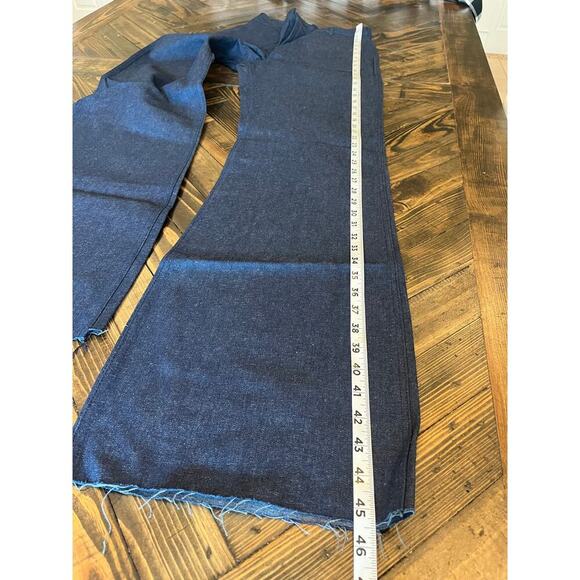 USN Navy Blue Utility Type Trousers Flame Retardant Flare Bottom Men 28R Current - Picture 8 of 10